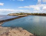 Clevedon's Marine Lake on a sunny day