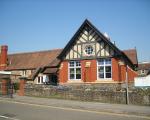 North Somerset library against a blue sky