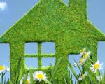 silhouette of a house mage of grass