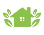 graphic of a green home