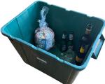 Soft plastics in recycling box
