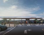 Artists impression of Portishead rail station