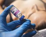 This image shows someone having Botox