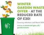 This image shows a winter garden waste offer