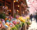 Easter gifts at a market