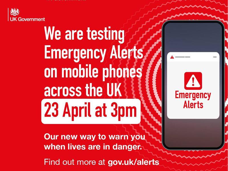 Test for new Emergency Alerts service Elife