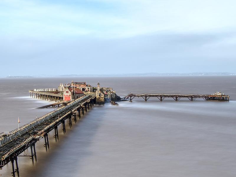 Birnbeck Pier in Weston-super-Mare