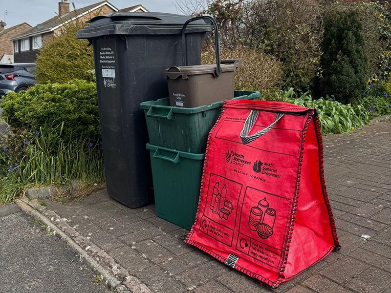 all north somerset recycling containers