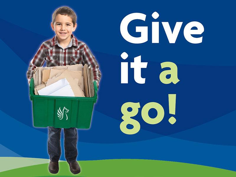 Graphic saying 'give it a go'
