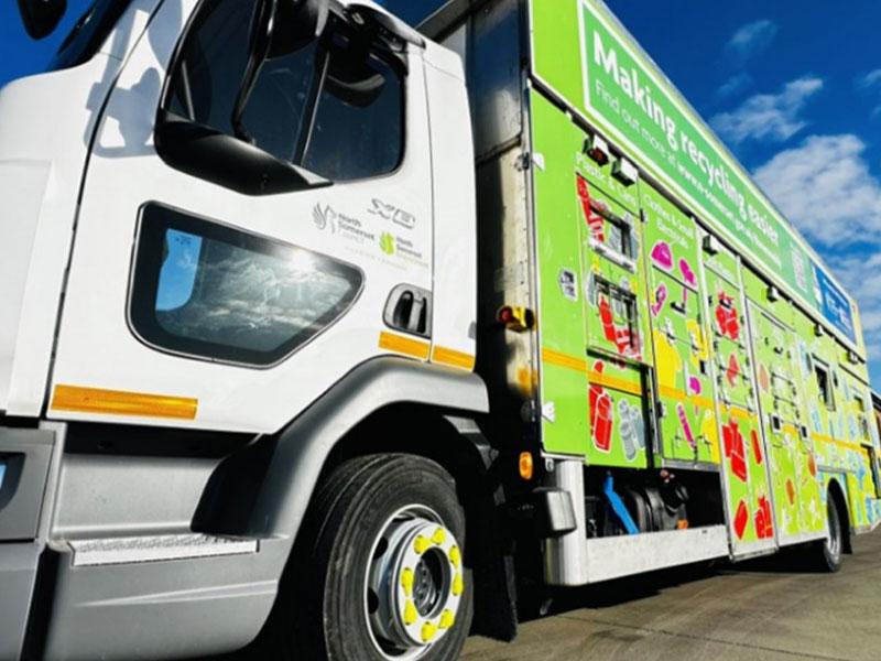 recycling truck