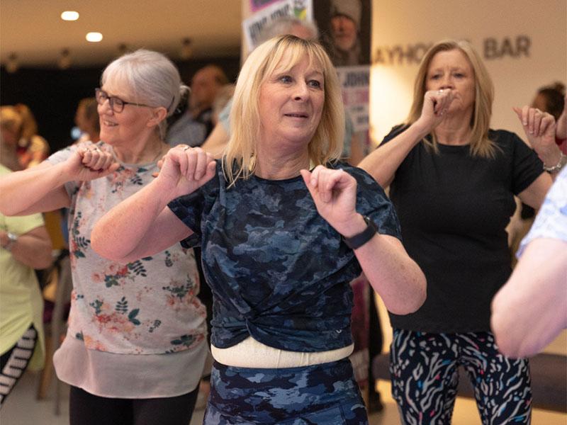 women dancing