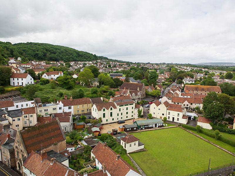 This image shows a picture of Banwell village