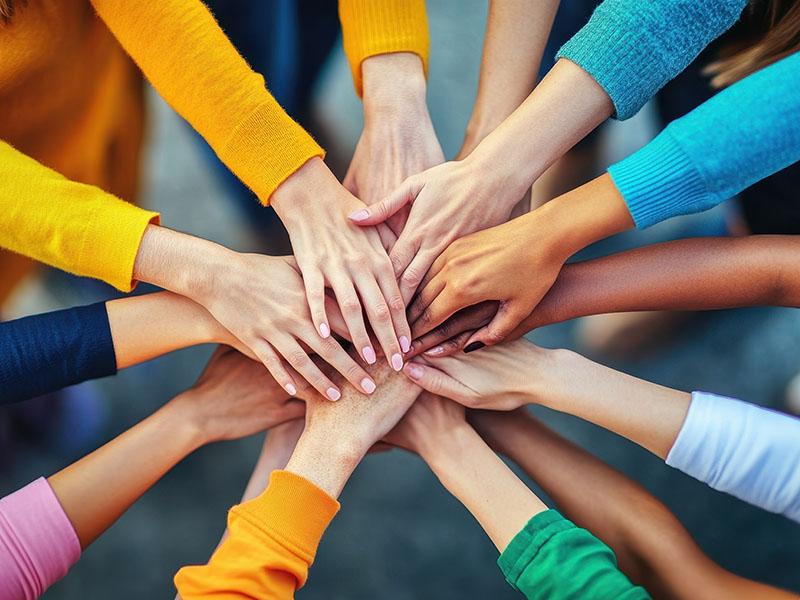 This image shows community cohesion