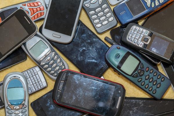 Old mobile phones and other tech