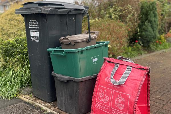 North Somerset recycling containes