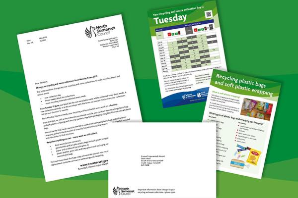 leaflets about recycling