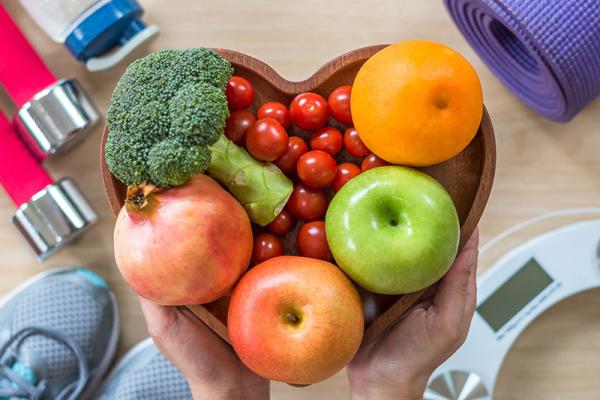 This image shows a picture promoting a healthy lifestyle