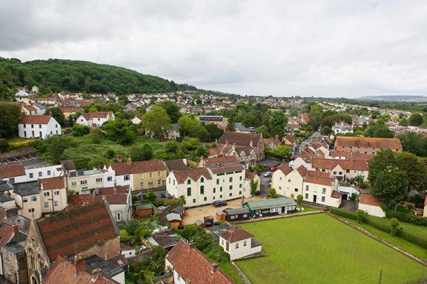 This image shows a picture of Banwell village