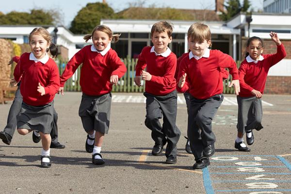 This image shows children at school