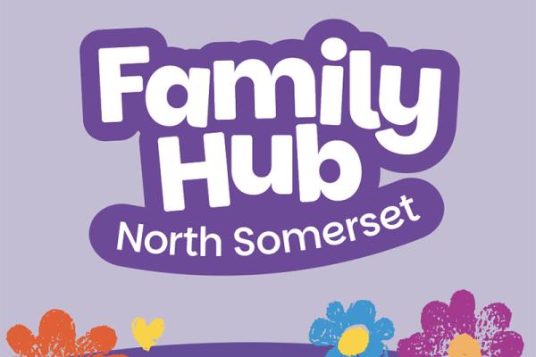 This image shows the new Family Hub North Somerset logo