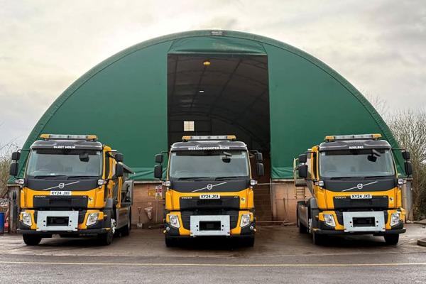 This image shows a picture of the North Somerset gritters